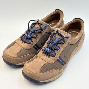 Dansko Helen Womens US 8.5 EU39 Brown Leather Mesh Casual Walking Shoes